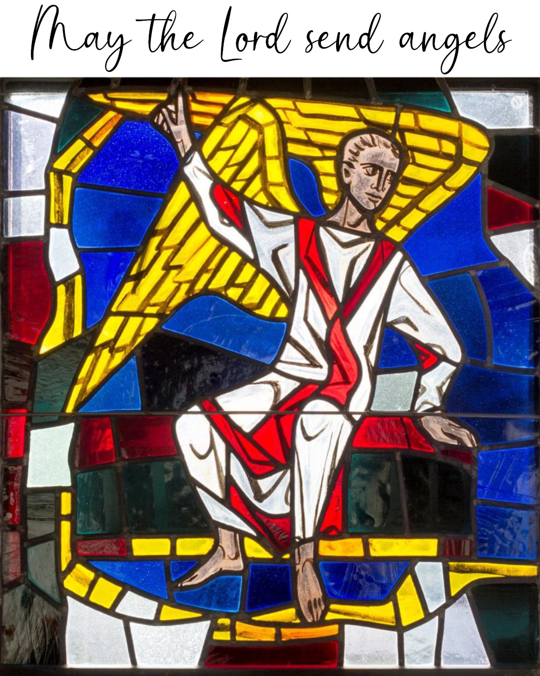 Kirchenfenster Engel Gabriel