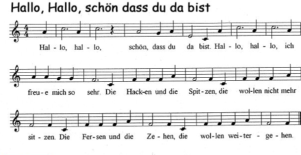 Hallo hallo schön dass du da bist text